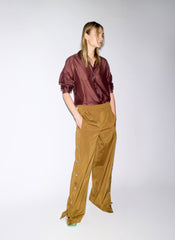 Nylon Snap Jogger | Tibi Loden