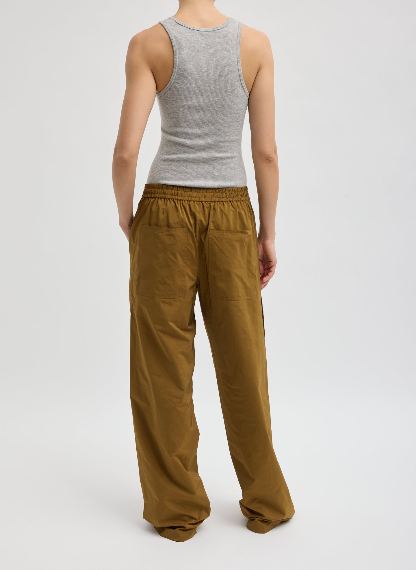 Nylon Snap Jogger | Tibi Loden
