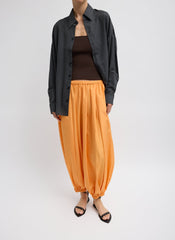 Summer Nylon Zeppelin Pant | Tibi Orange