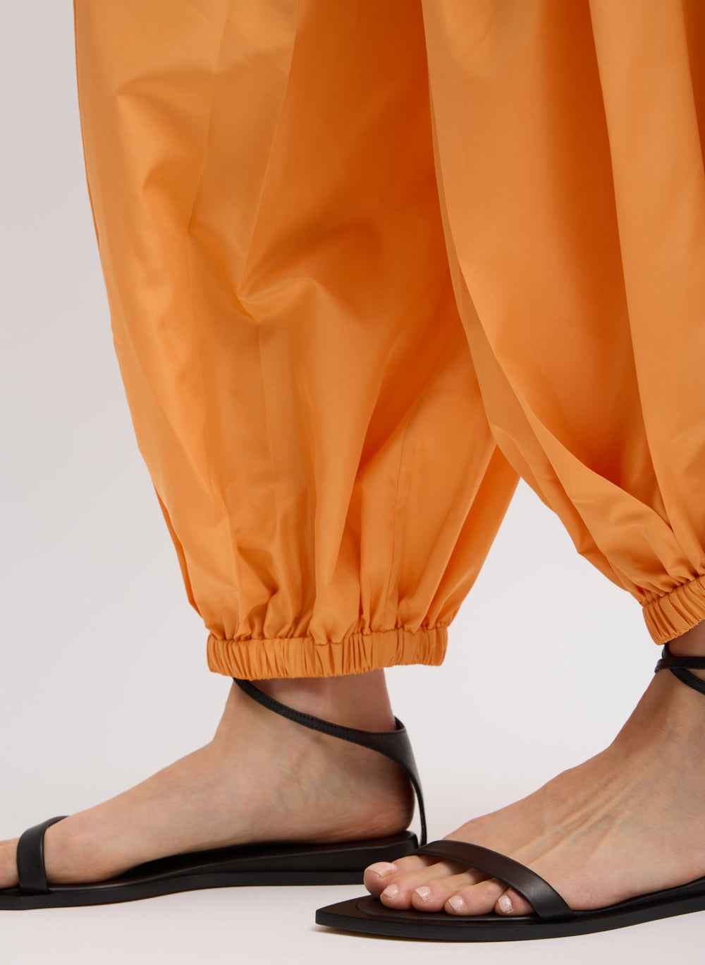 Summer Nylon Zeppelin Pant | Tibi Orange