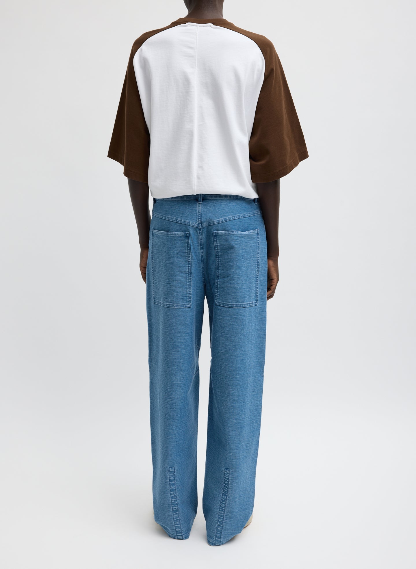 Denim Interlock Mica Jean | Tibi Classic Blue