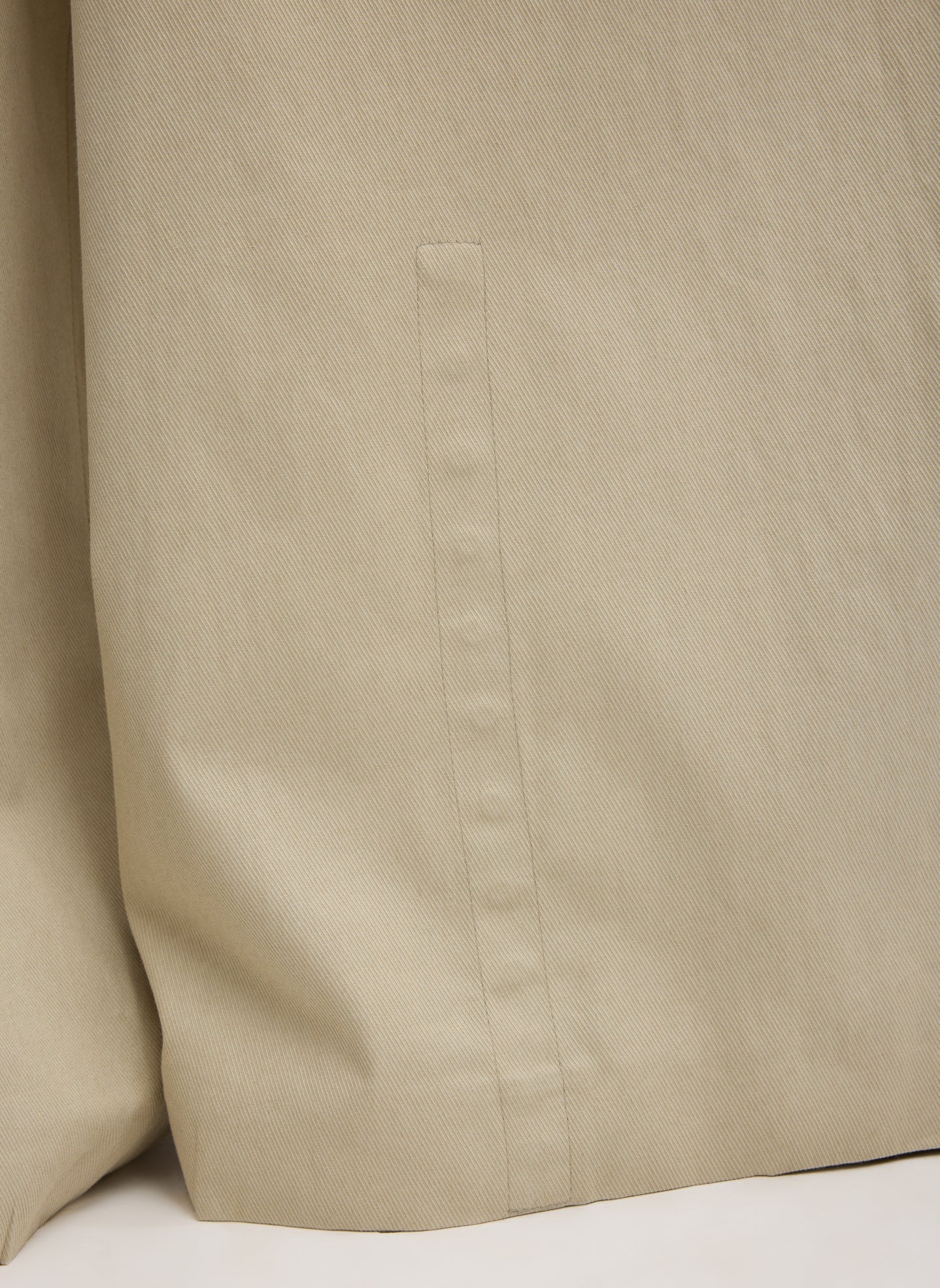 Luxe Spring Twill Tucked Pleated Wide Leg Trouser | Tibi Taupe