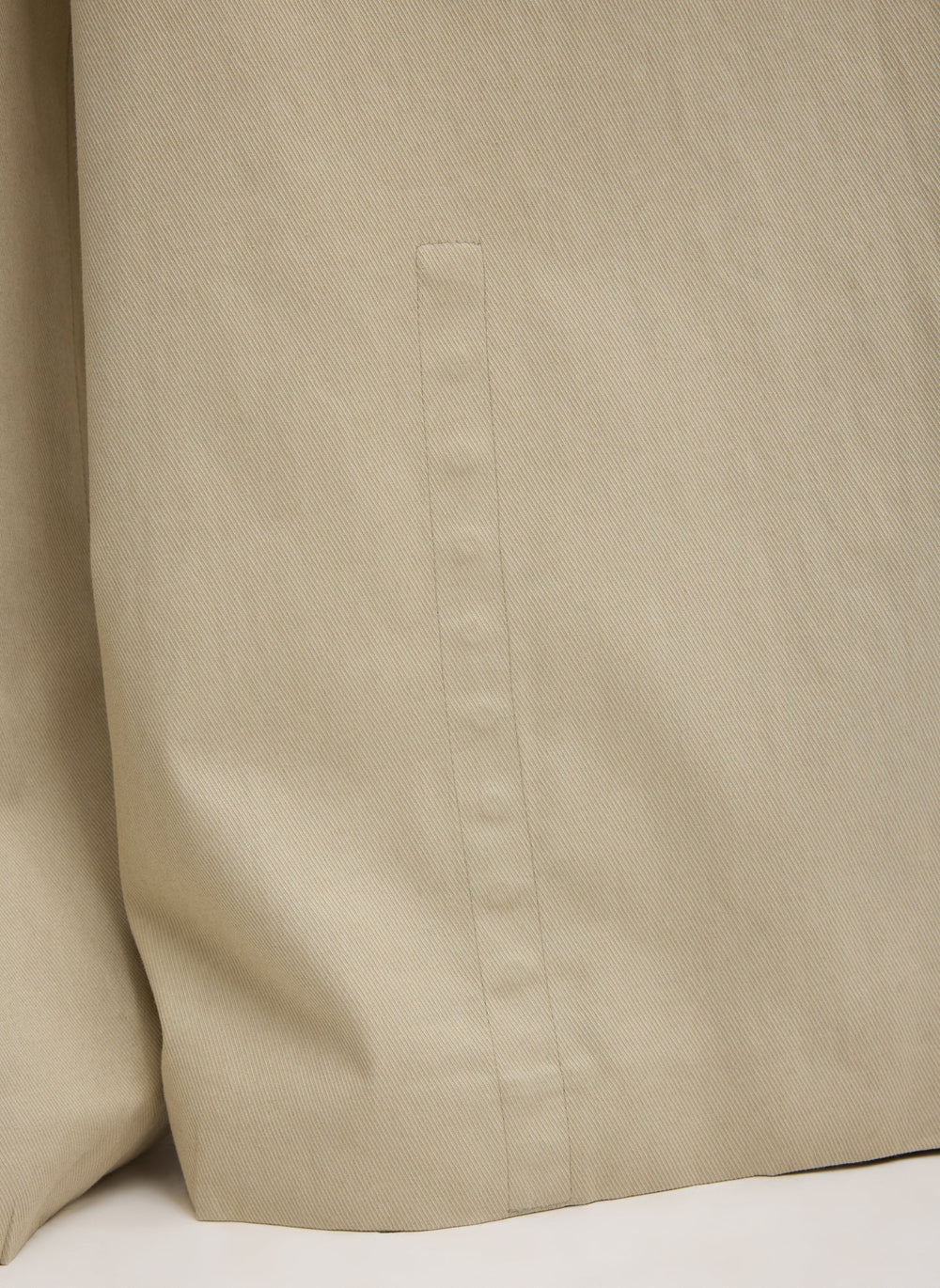 Luxe Spring Twill Tucked Pleated Wide Leg Trouser | Tibi Taupe