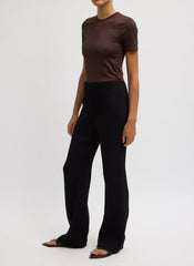 Viscose Plisse Corbit Pant | Tibi Black