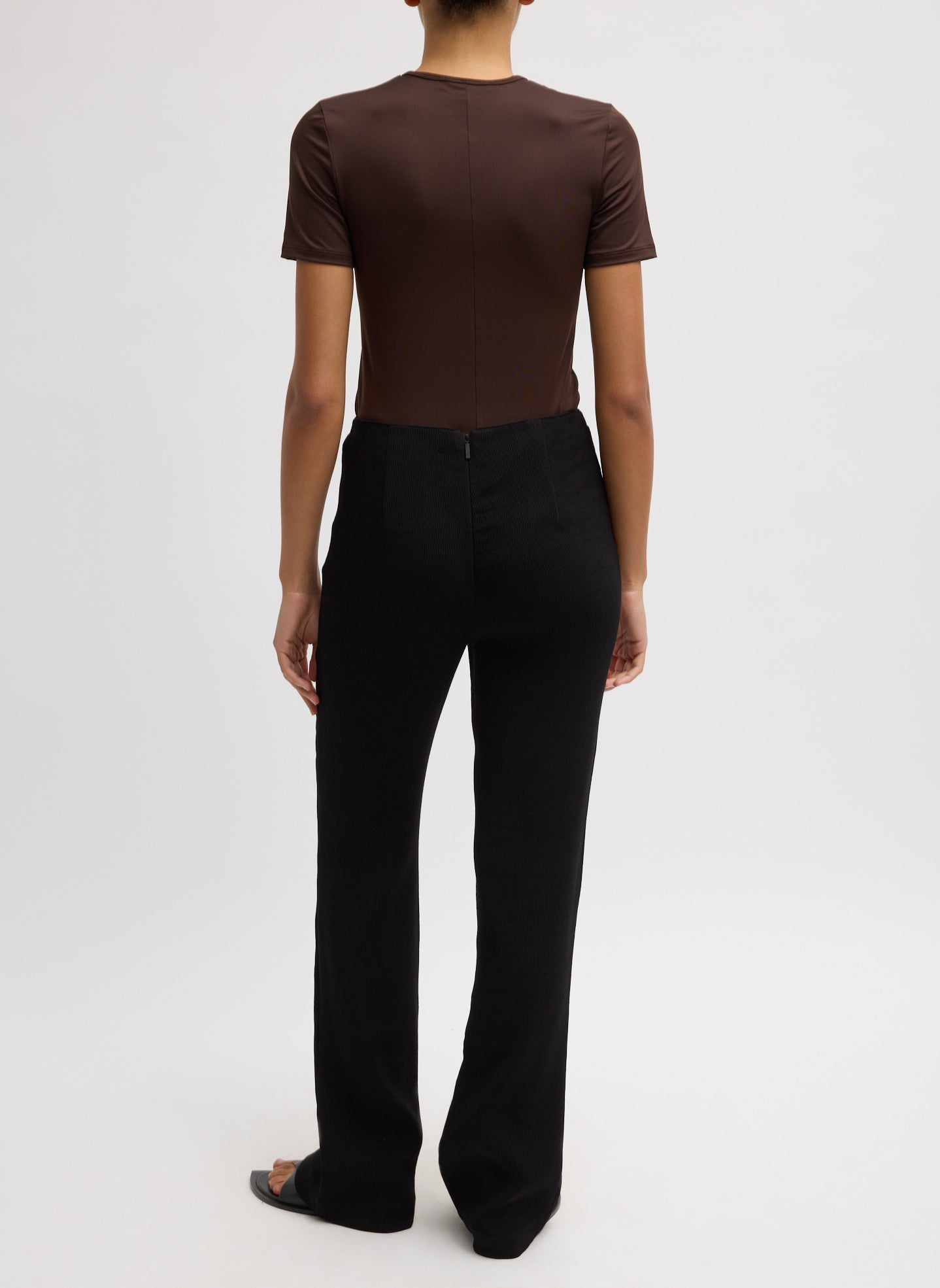 Viscose Plisse Corbit Pant | Tibi Black