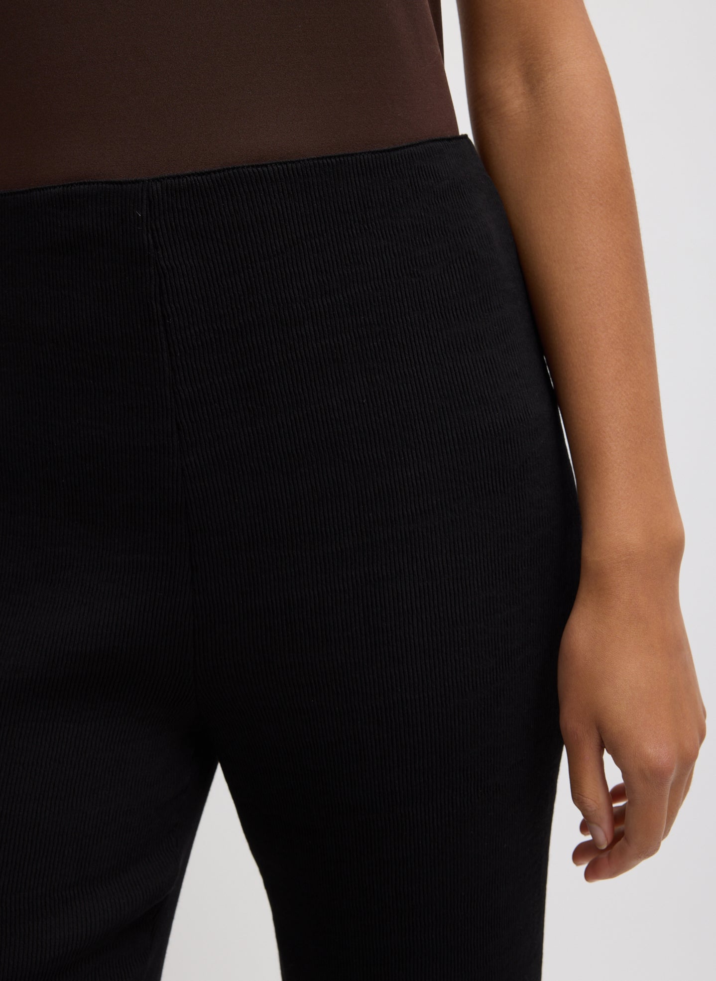 Viscose Plisse Corbit Pant | Tibi Black