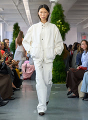 Patchwork Twill Cargo Fischer Jean | Tibi White
