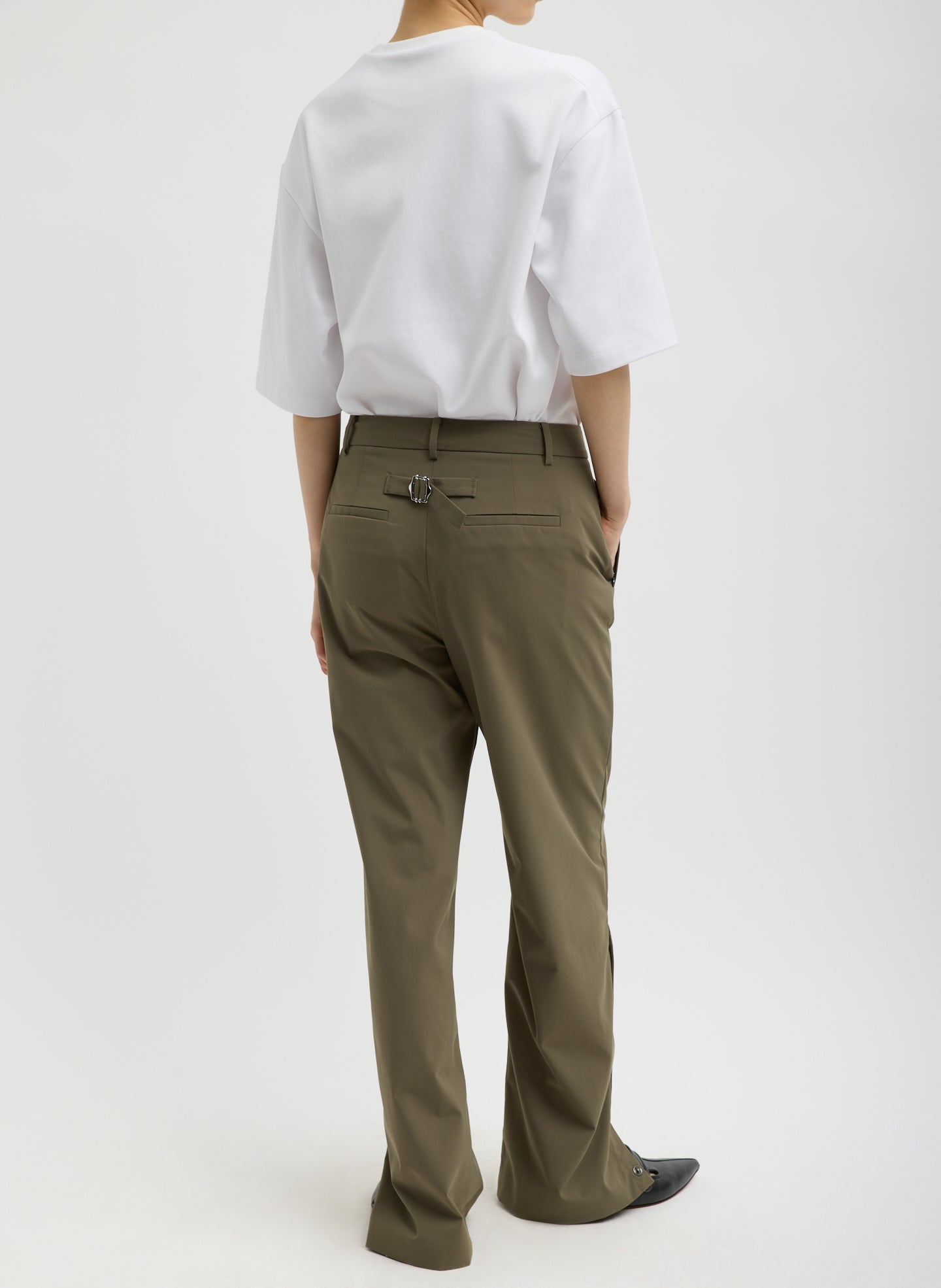 Tech Suiting Mark Trouser | Tibi Dark Hazelnut