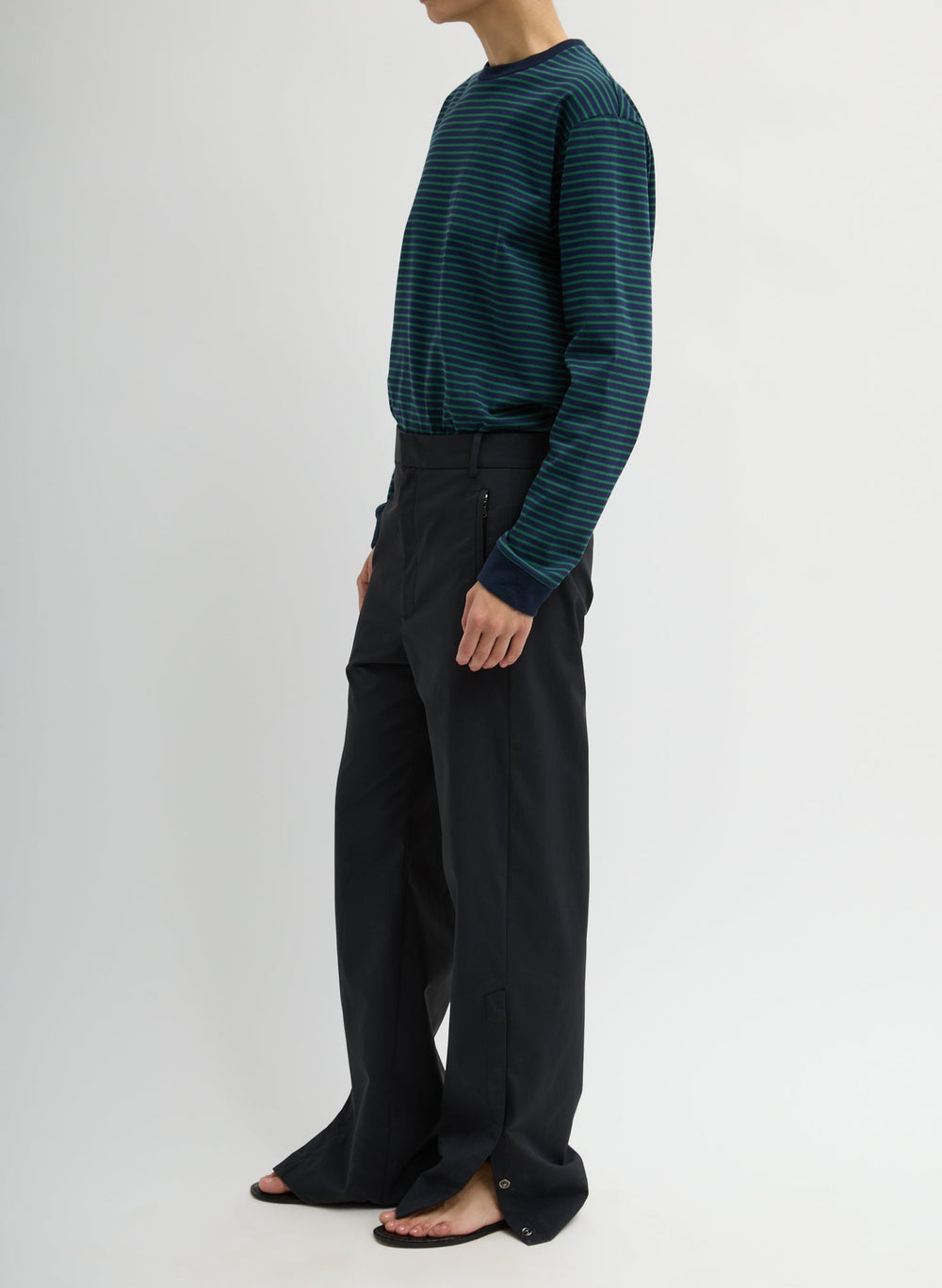 Tech Suiting Mark Trouser | Tibi Black