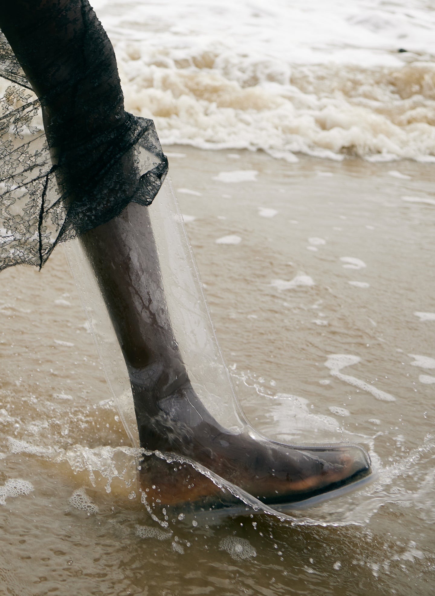 Mookie Rain Boot | Tibi Clear