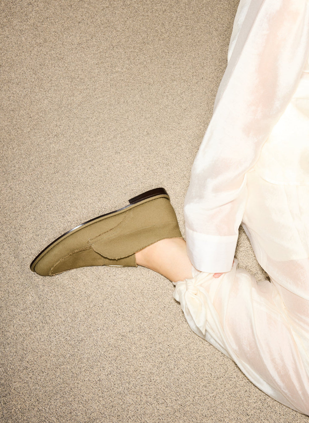 Harry Canvas Boot | Tibi Tan