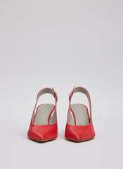 Silk Reyner Pump | Tibi Red