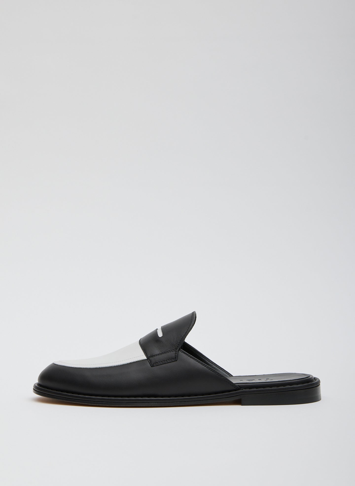 Herbert Slide | Tibi Black/White