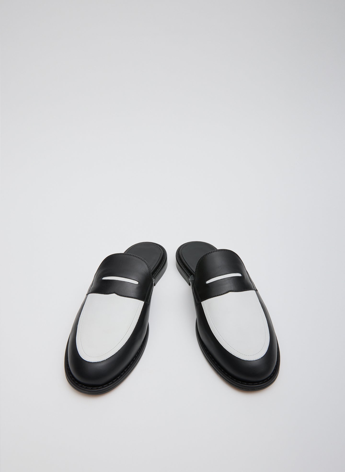 Herbert Slide | Tibi Black/White