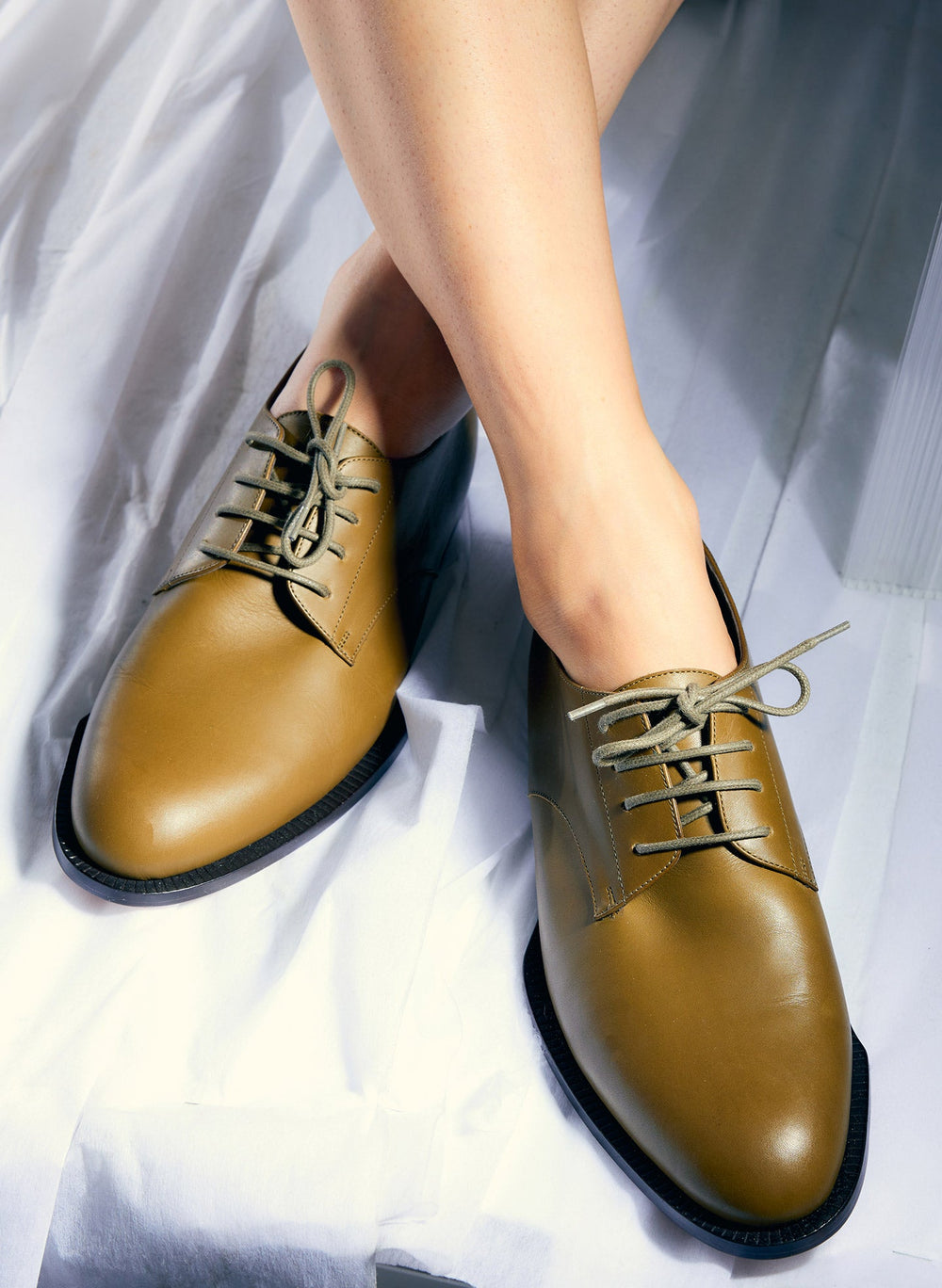 Edgar Loafer | Tibi Army Green