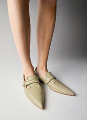 Cozy Rudolph Flat | Tibi Dusty Green