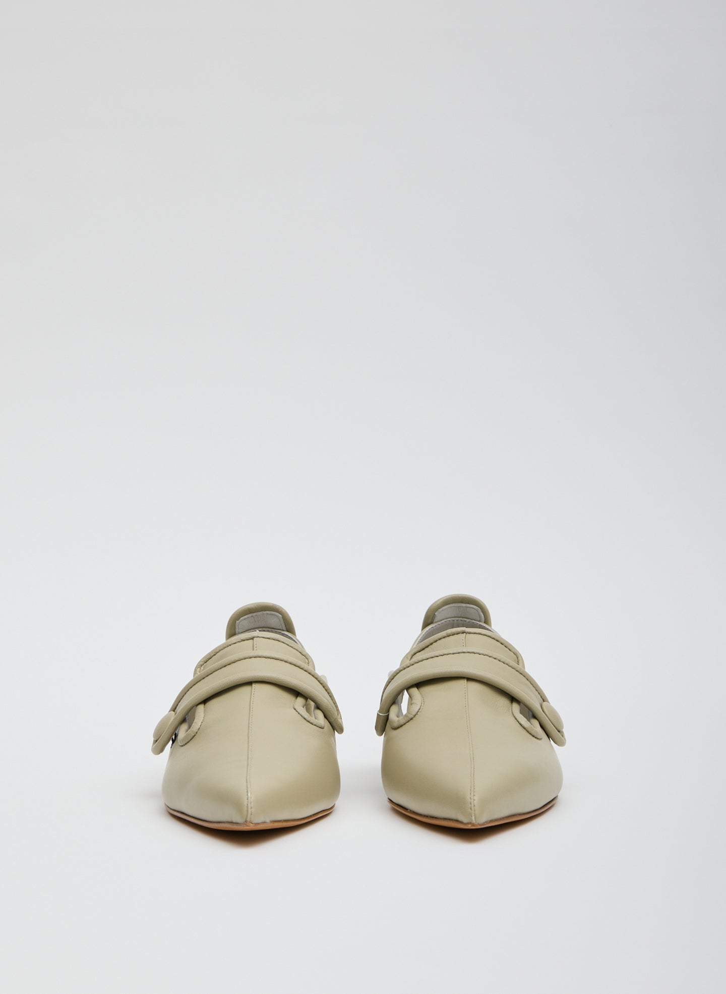 Cozy Rudolph Flat | Tibi Dusty Green