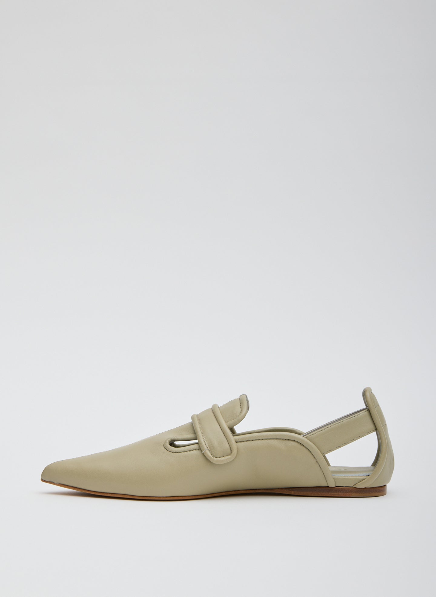 Cozy Rudolph Flat | Tibi Dusty Green