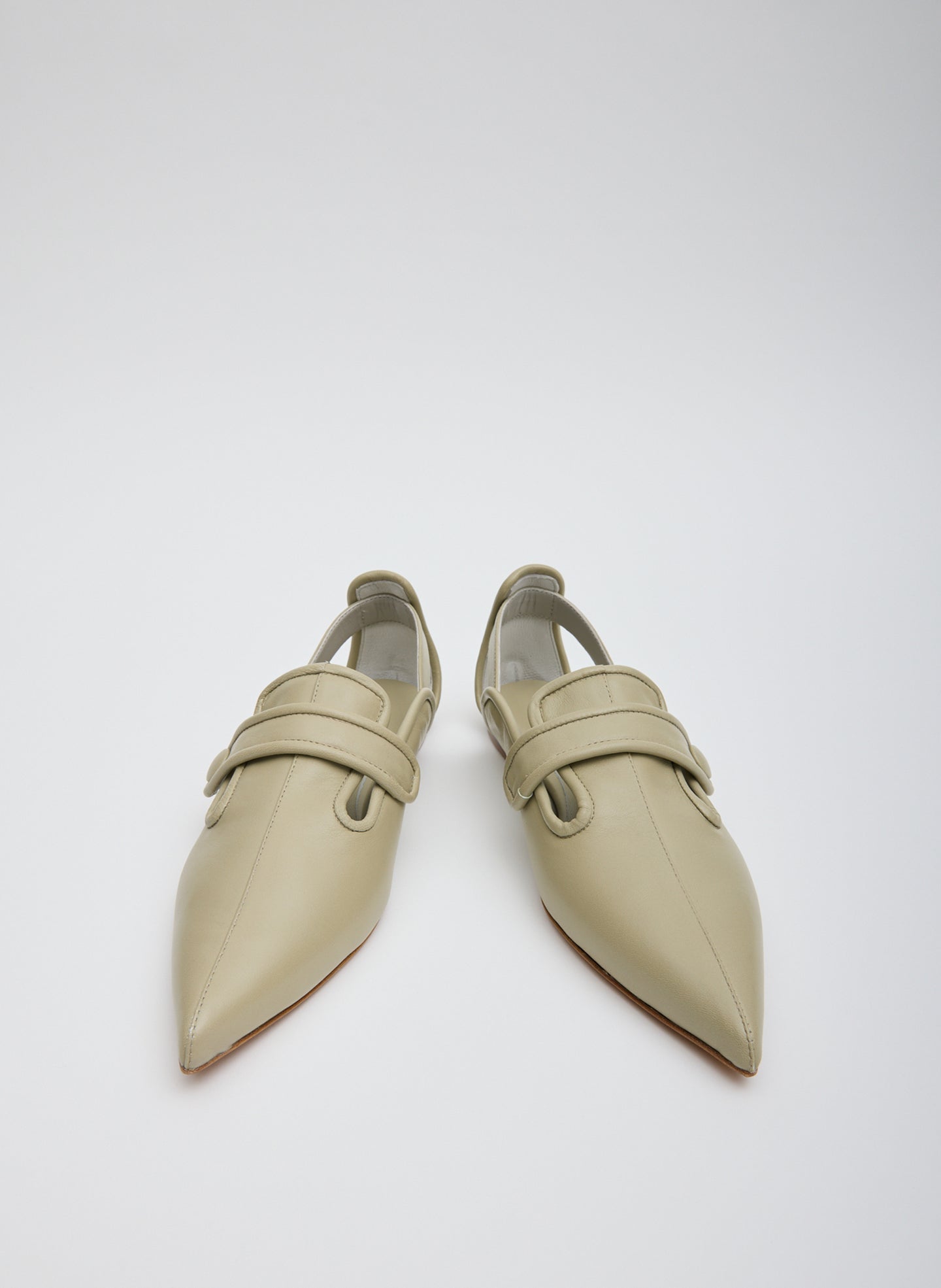Cozy Rudolph Flat | Tibi Dusty Green