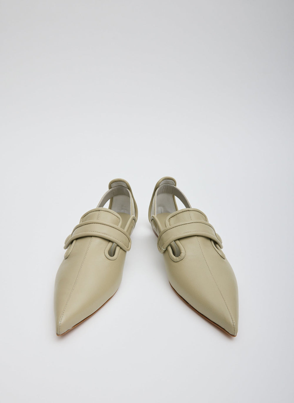 Cozy Rudolph Flat | Tibi Dusty Green