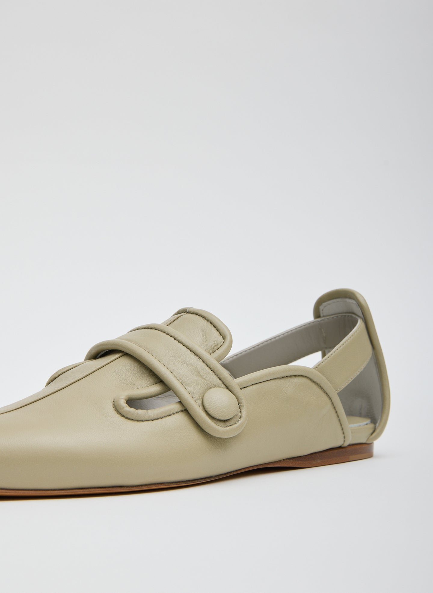 Cozy Rudolph Flat | Tibi Dusty Green