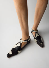 Somerset Flat | Tibi Black/White