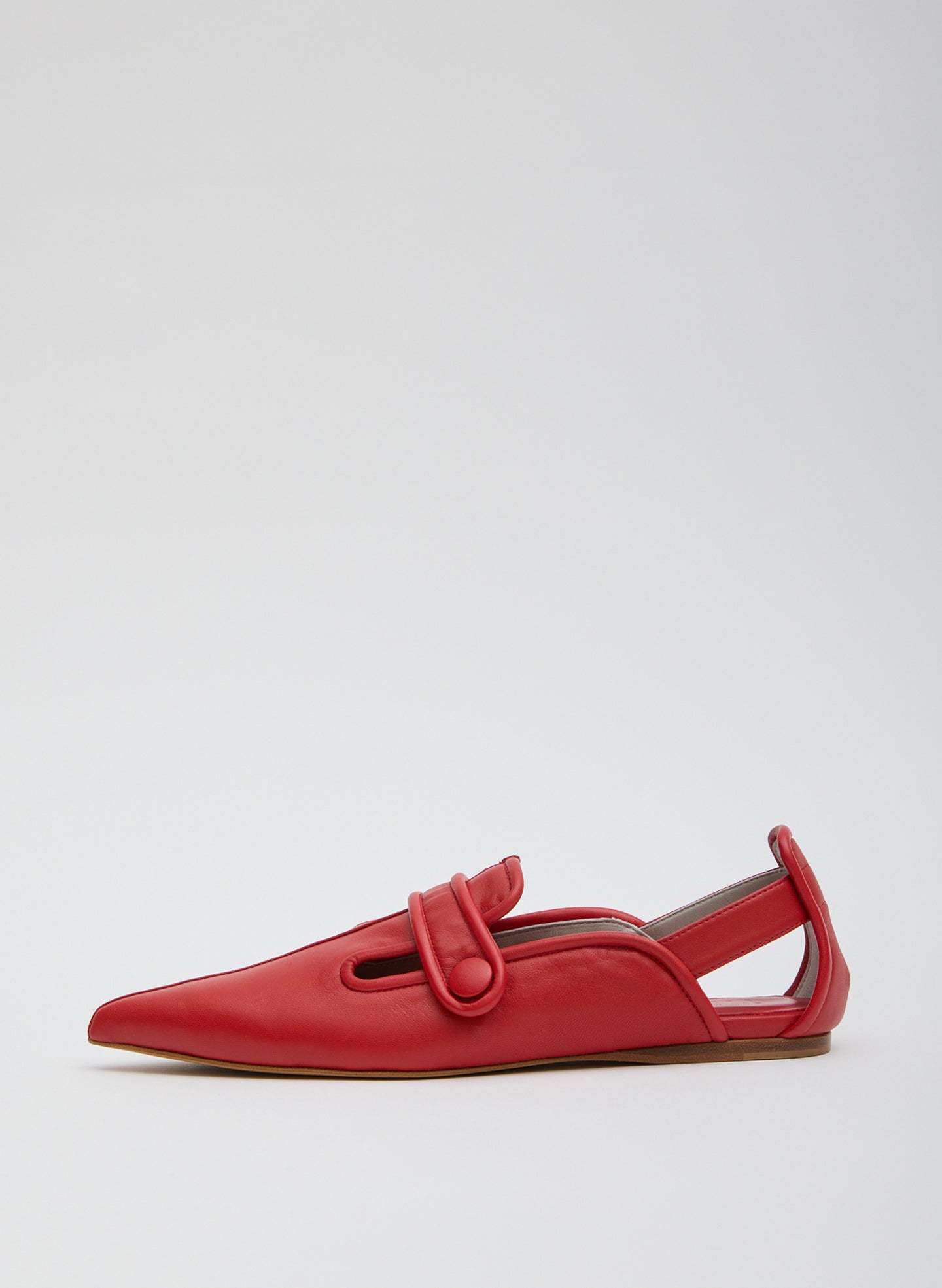 Cozy Rudolph Flat | Tibi Red