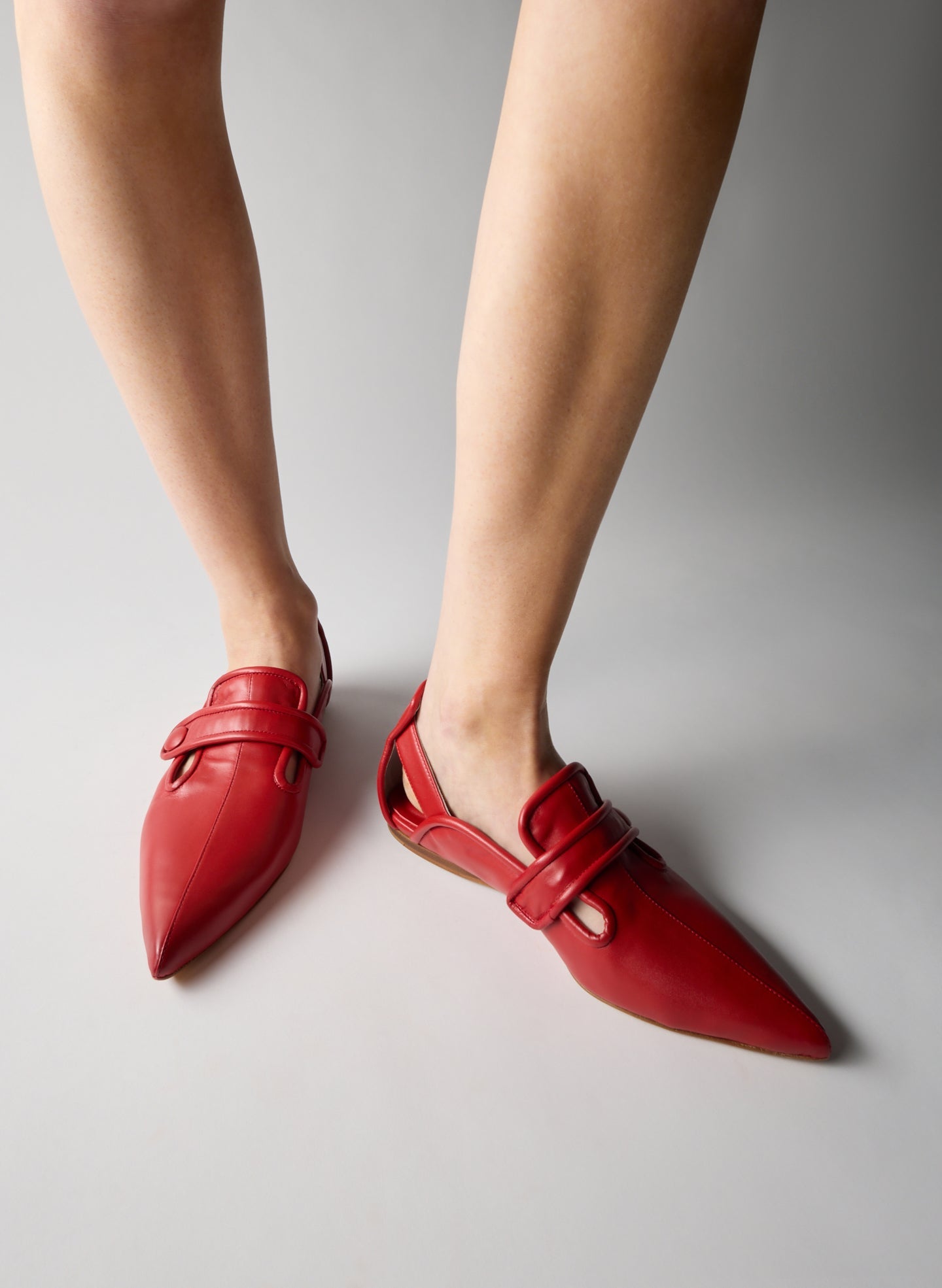 Cozy Rudolph Flat | Tibi Red