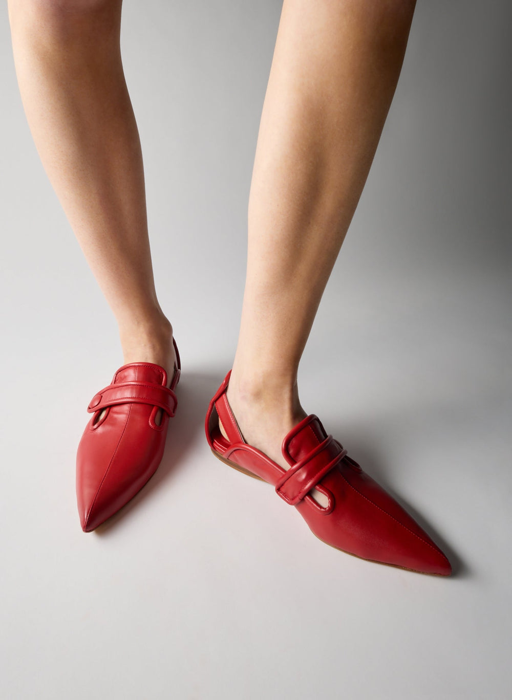 Cozy Rudolph Flat | Tibi Red