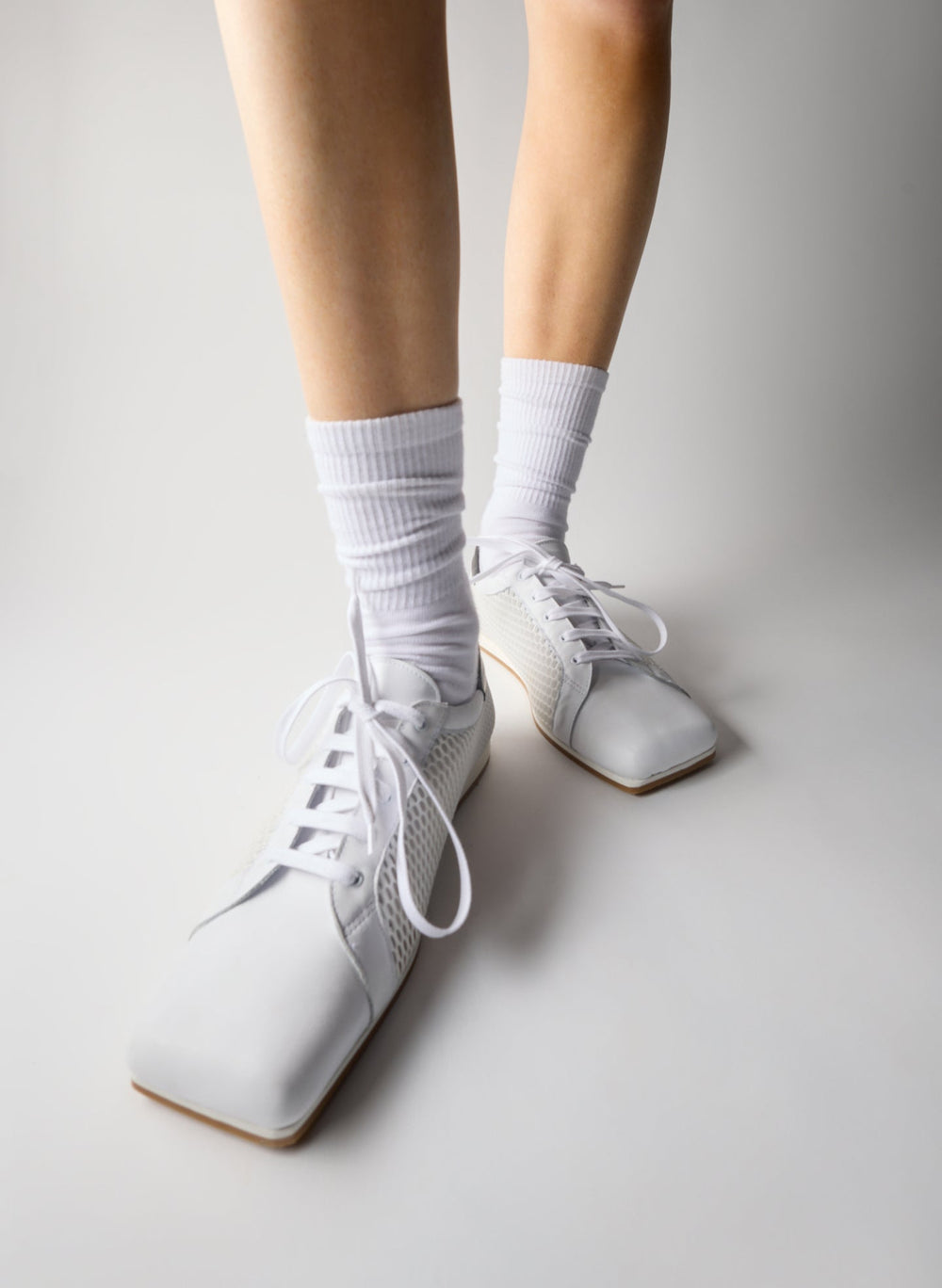 Seth Mesh Sneaker | Tibi White