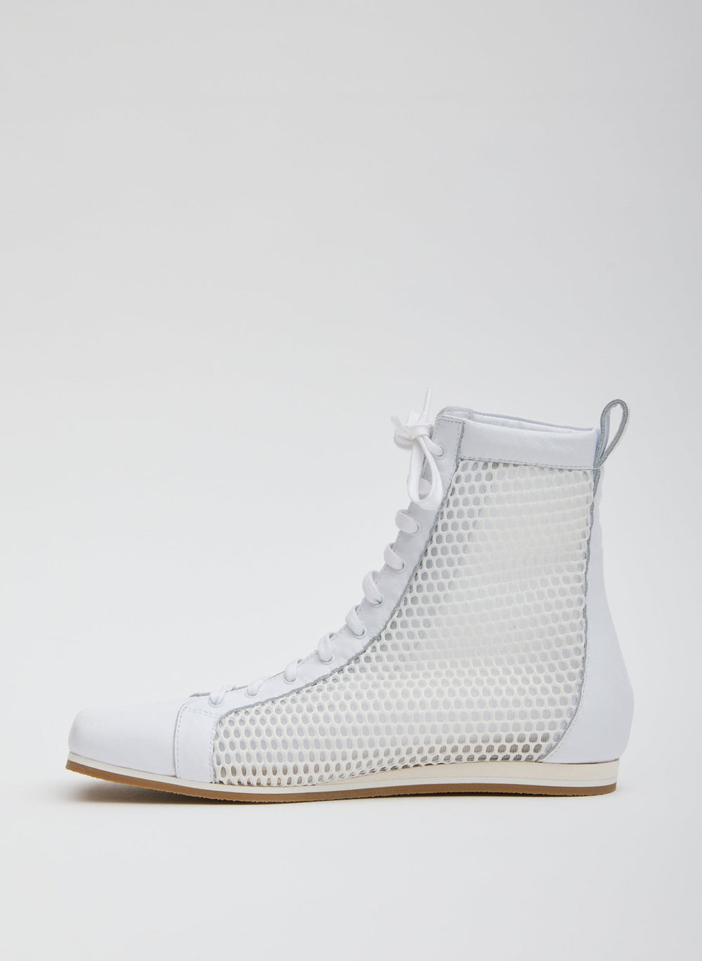 Seth Mesh High Top Sneaker | Tibi White