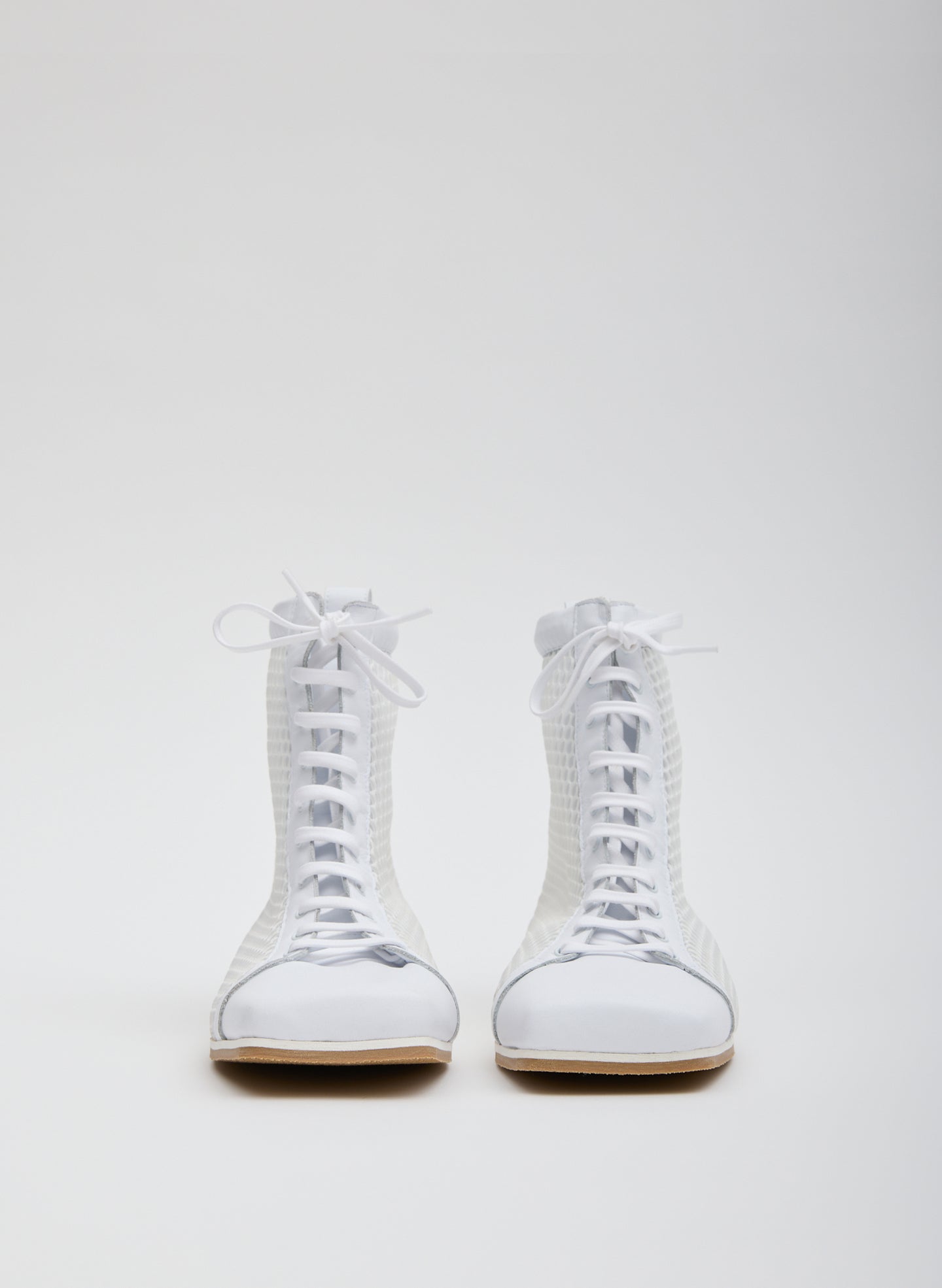 Seth Mesh High Top Sneaker | Tibi White