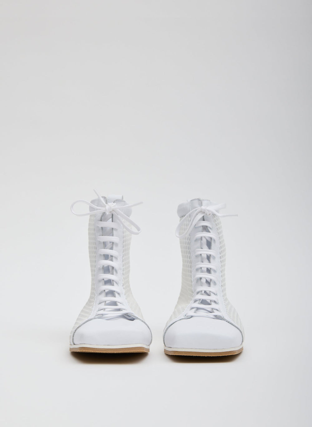 Seth Mesh High Top Sneaker | Tibi White