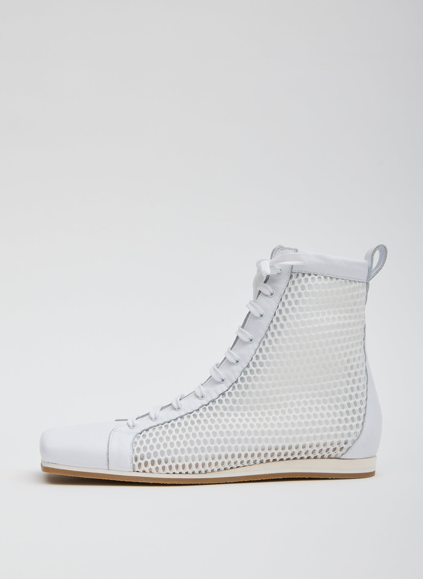 Seth Mesh High Top Sneaker | Tibi White