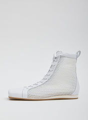 Seth Mesh High Top Sneaker | Tibi White
