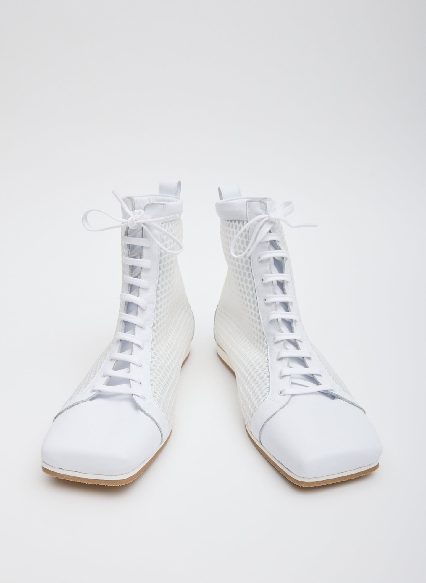 Seth Mesh High Top Sneaker | Tibi White