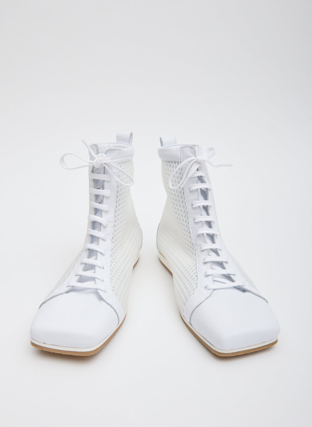Seth Mesh High Top Sneaker | Tibi White