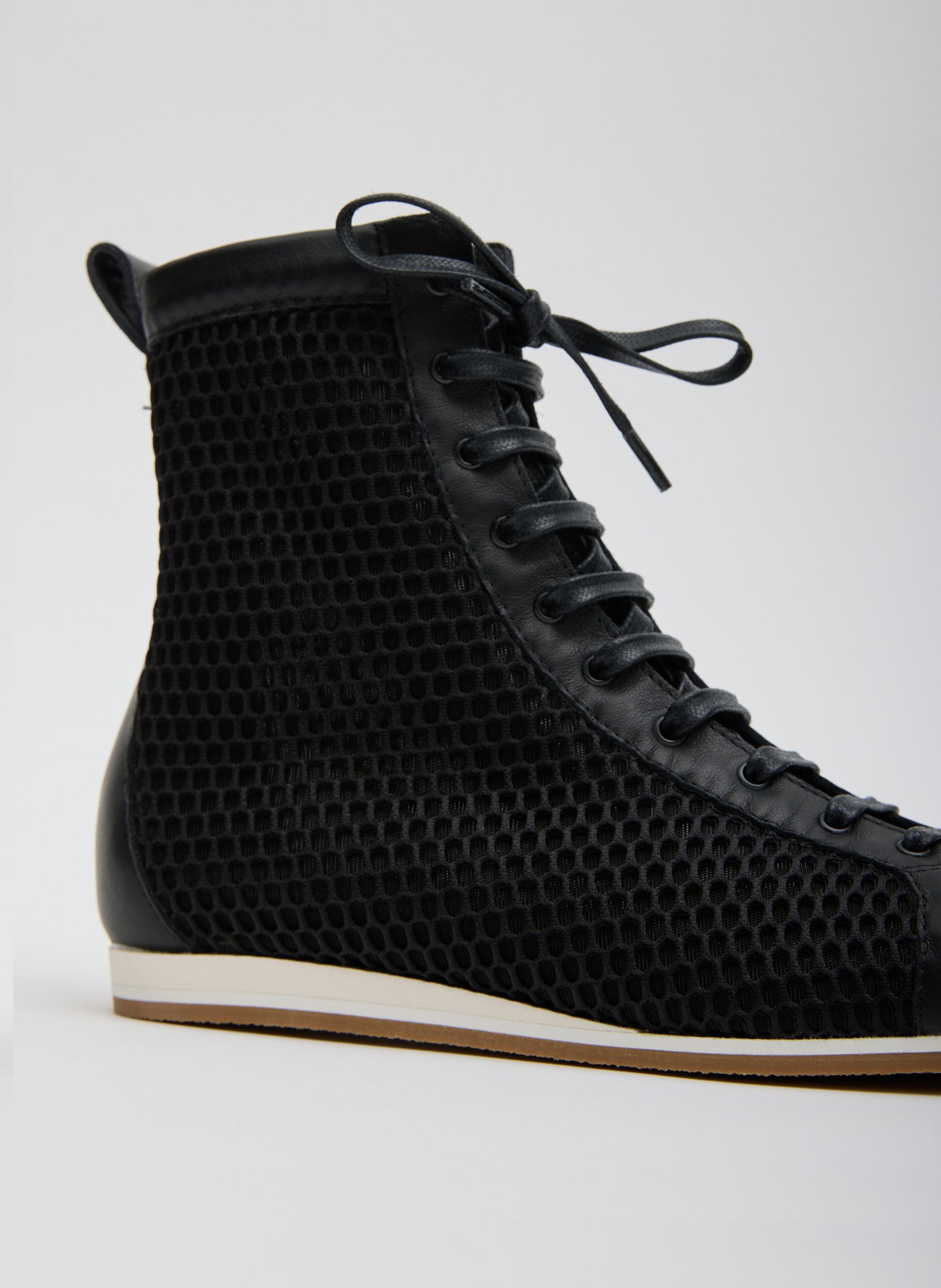 Seth Mesh High Top Sneaker | Tibi Black