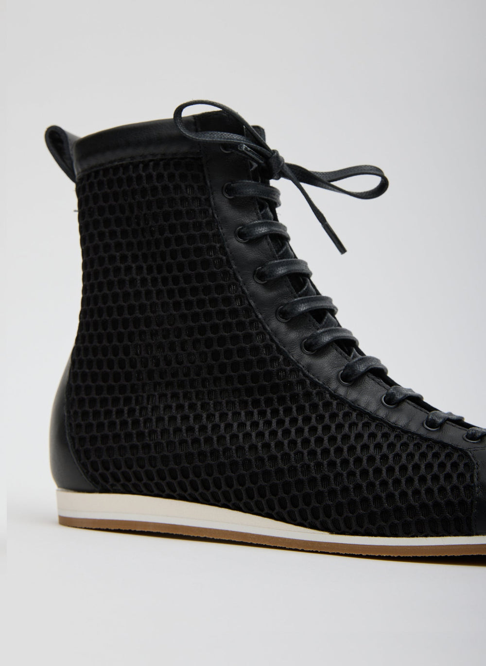 Seth Mesh High Top Sneaker | Tibi Black