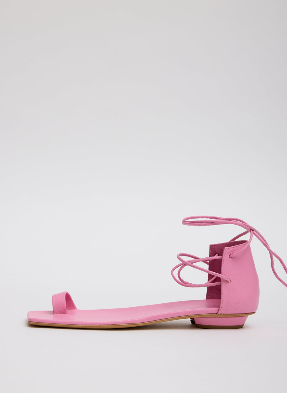Ali Lace-Up Short Sandal | Tibi Pink