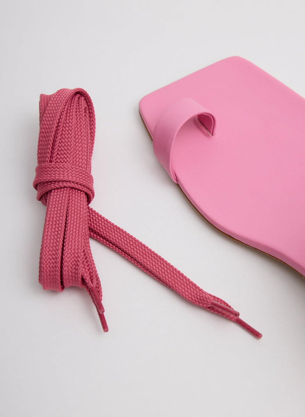Ali Lace-Up Short Sandal | Tibi Pink
