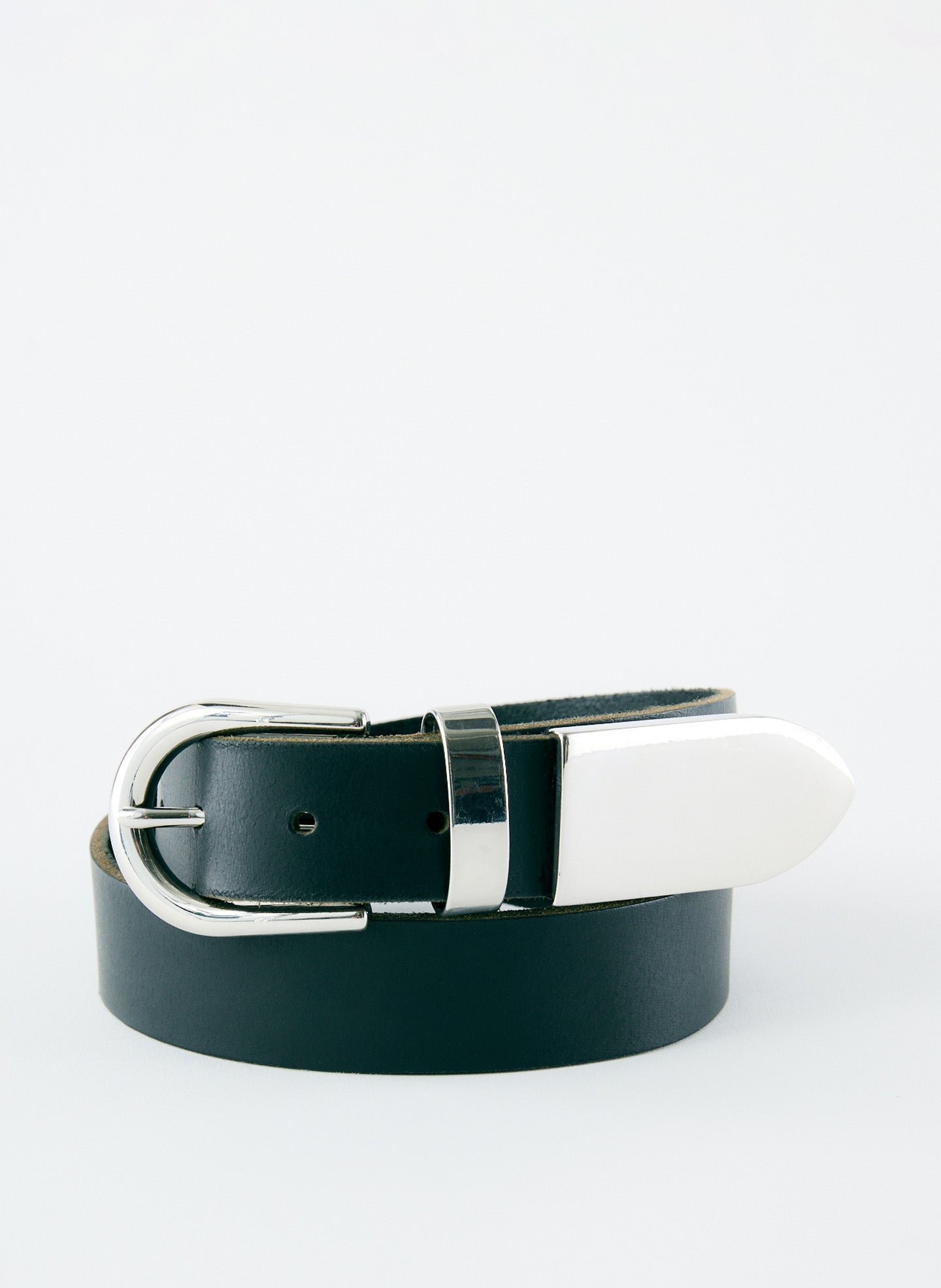 Carlos Leather Belt | Tibi Black