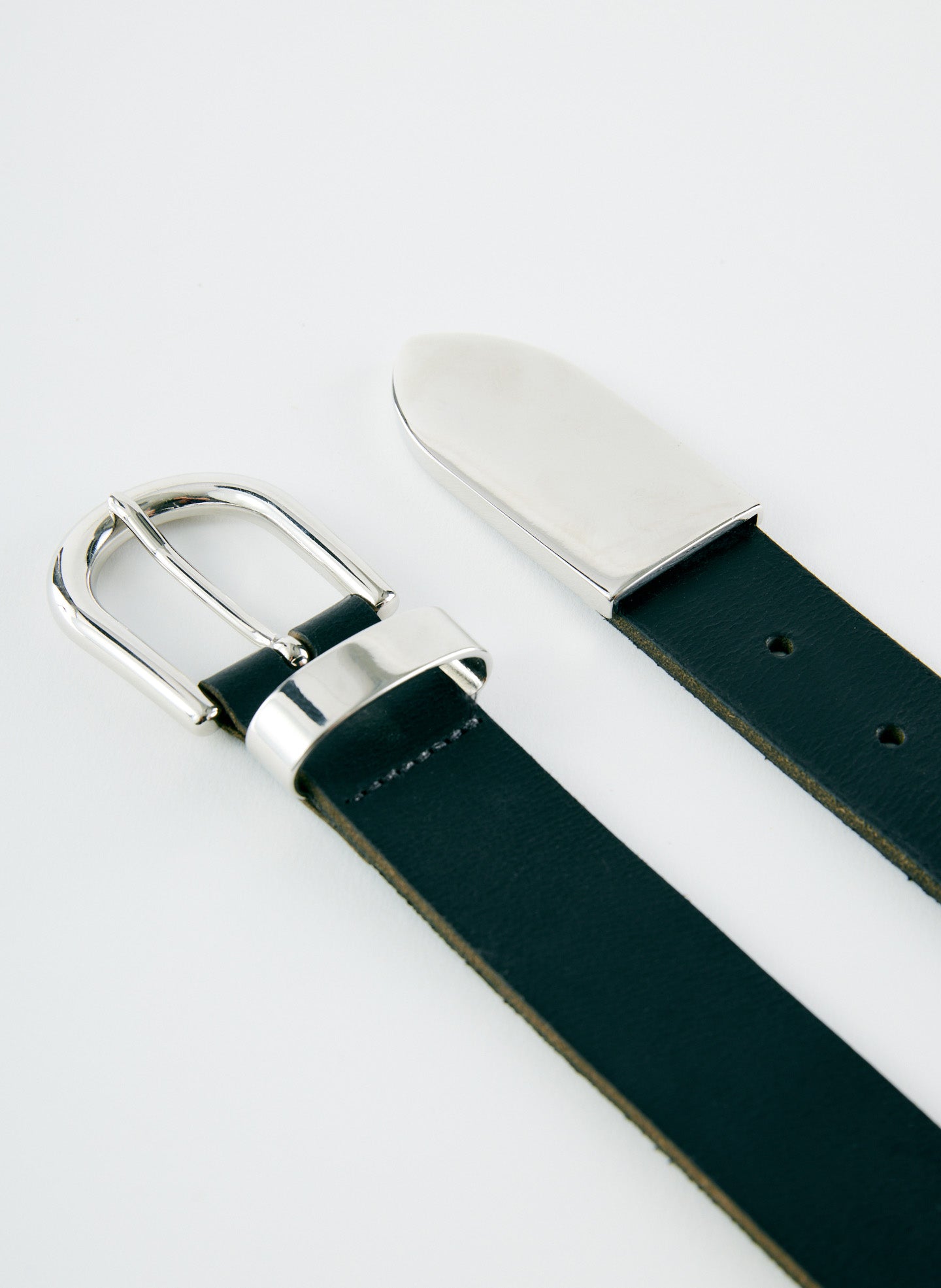 Carlos Leather Belt | Tibi Black