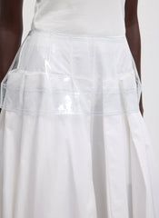 PVC Peplum Belt | Tibi Clear