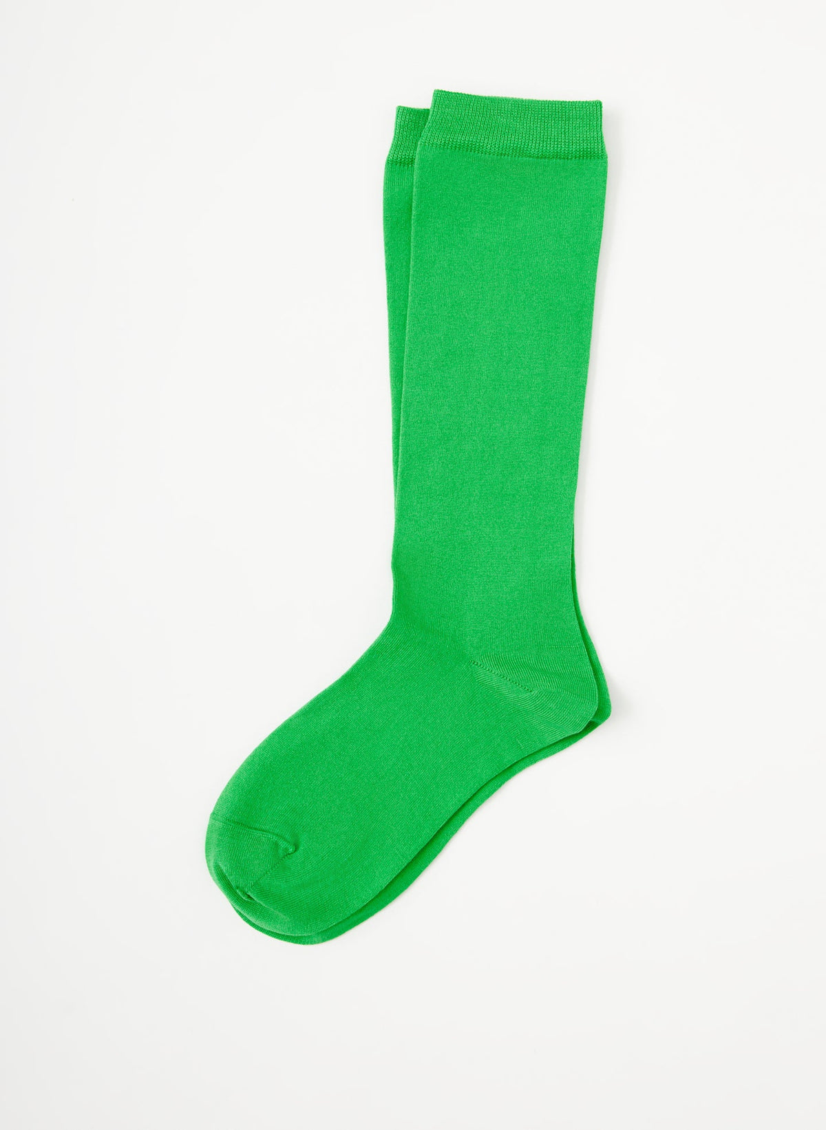 Classic Cotton Socks | Tibi Bright Green