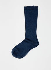 Classic Socks | Tibi Heather Blue