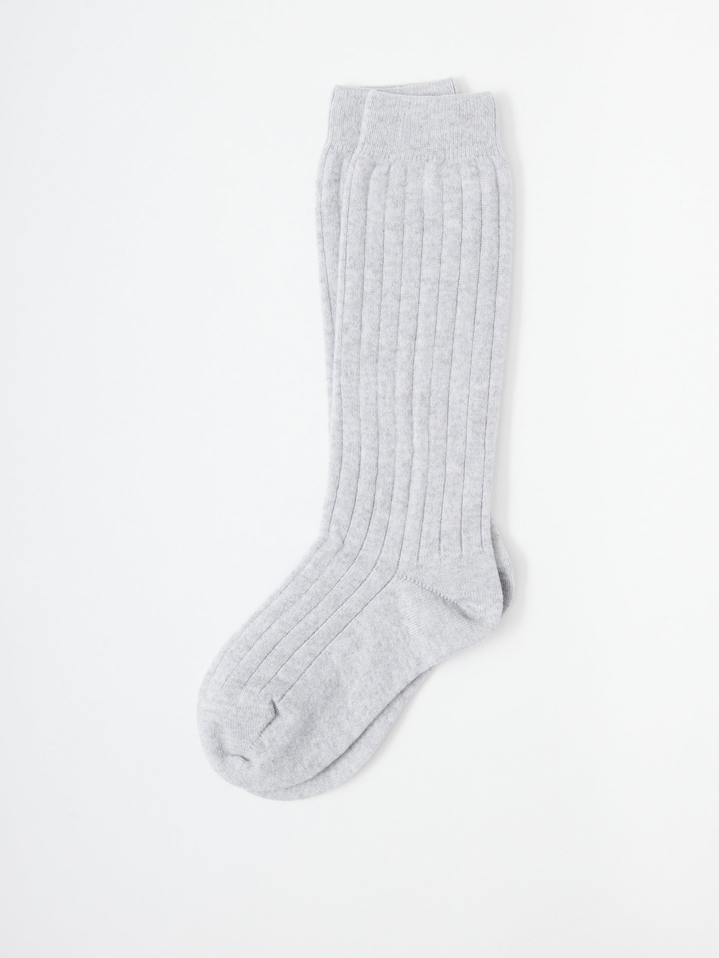 Cashmere Socks | Tibi Light Heather Grey