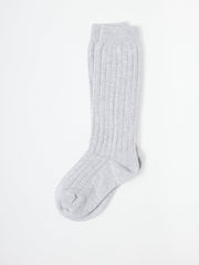 Cashmere Socks | Tibi Light Heather Grey