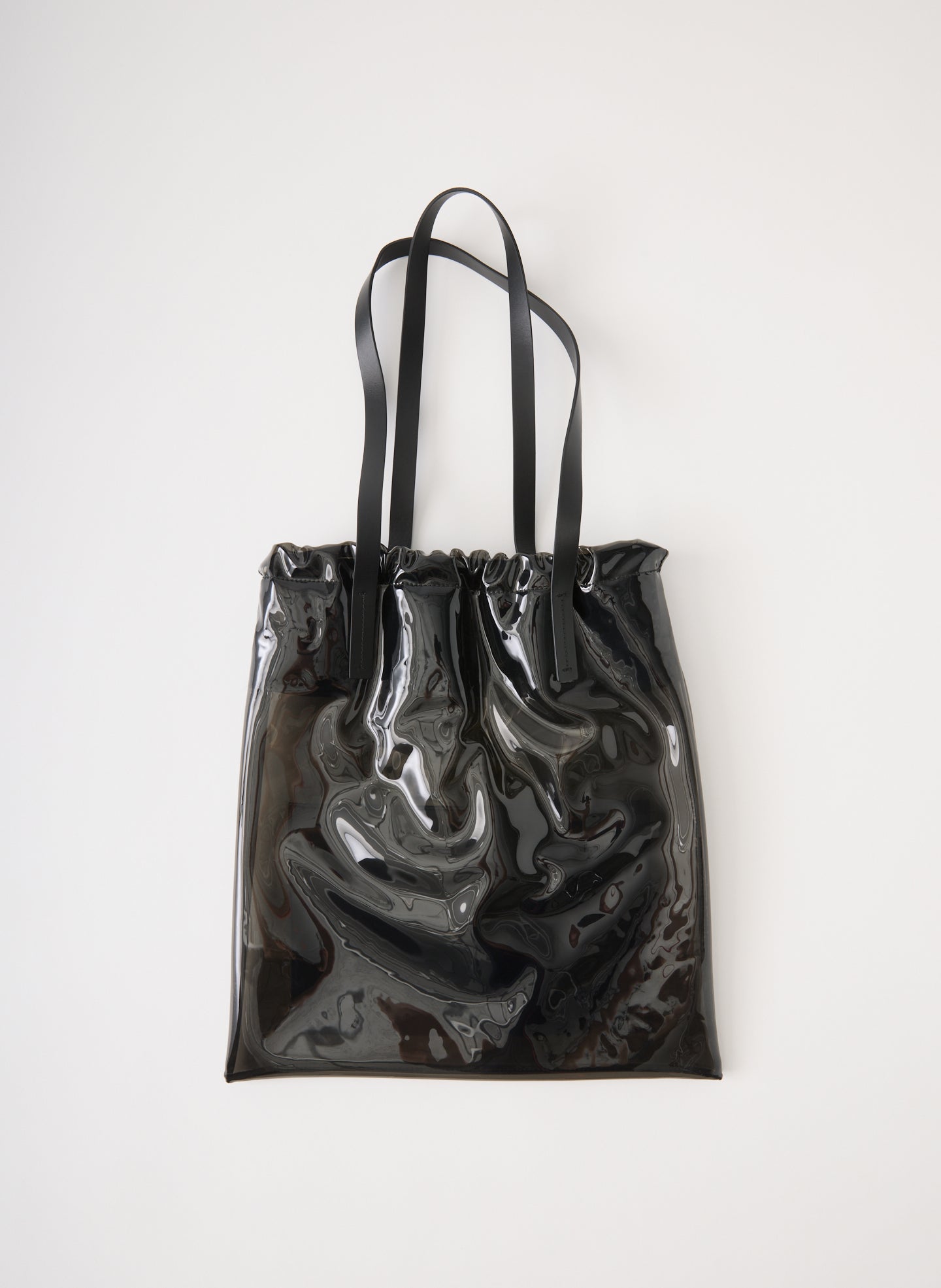 Ruched Lucas Bag | Tibi Clear Black