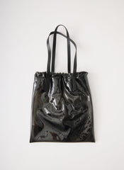 Ruched Lucas Bag | Tibi Clear Black